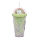 thumbnail image 1 of Wosthever Botella de agua elegante con pajita para actividades al aire libre, taza de agua de plástico duradera, múltiples opciones de color Teteras Verde claro, 1 of 6