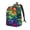 Small, variant on Pride Rainbow Pattern Durable Canvas Backpack for Men & Women – Stylish & Lightweight – Adjustable Straps, Multiple Pockets – Fits 15-17 Inch LaptopsSmall