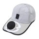 thumbnail image 5 of Gorra Solar Fan de 300 mAh, gorra de béisbol unisex de malla para senderismo, pesca y camping al aire libre. Gris claro, 5 of 9