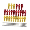 thumbnail image 2 of S SERENABLE 26 Pieces Table Soccer Men Repair Parts Football Machine Accessories Red Yellow, 2 of 9
