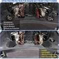 thumbnail image 2 of TINKI Front Strut Tower Cover Compatible with Chevrolet Corvette C8 Stingray 2020-2023, ABS Engine Bay Front Shock Absorbing Tower Protection Panel Cover Trim Accessories, 2PCS, 2 of 12