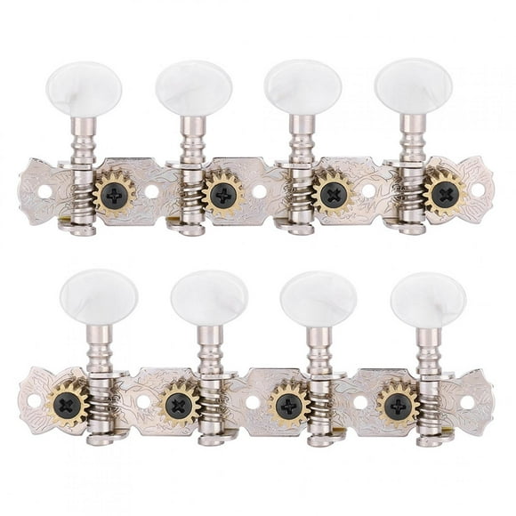 Rdeghly Mandolin Machine Head, Steel + Acrylic + Copper Tuning Pegs, For 8 String Mandolin Tuners