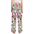 thumbnail image 3 of FORMRS Women's Pajama Pants with Pockets Soft Comfy Loungewear Sleep Bottom, Sizes S-2XL, Abstract Geometric, 3 of 8