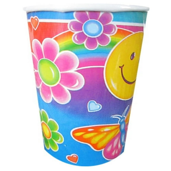 Happy Birthday 'In the Groove' 9oz Paper Cups (8ct)