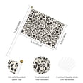 thumbnail image 2 of Handheld Flag Double-Sided Hand Waving Flag 8.2×5.5in Used For Team Activities Or Decoration In Decorative Places Leopard Print Pattern White And Black_2 Six Piece, 2 of 8