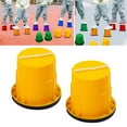 thumbnail image 6 of Baoblaze 2 Pieces Balancing Stilts Balancing Toy Walking Stilts for Girls Kids Garden yellow, 6 of 8