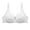 White, variant on SWSTBBY Womens Bras,Shaping Plus Size Summer Bras for Womens,Women's Solid Color Ring Oversized Gathering Underwear Daily Bra