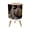 Color 3, variant on Small Trash Can with Lid Cavalier King Charles Spaniel dog grooming session 1.8 Gallon Dog Proof Trash Can Round Garbage Can Waste Bin Wastebasket for Bathroom Bedroom Living Room