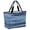 Navy, Indigo, Slate, variant on Teal Ombre Beach Bag for Women, Large Breathable Mesh Beach Tote Bag, Vintage Shabby Turquoise Abstract Art Sandproof Lightweight Travel Bags for Vacation Picnic Swimming Pool 15.7"x15.7"x9.1"