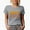 Heather Grey, variant on Merry Babe, Christmas Themed, Groovy Retro Wavy Text Merch Gift, Tan T-Shirt, 3XL