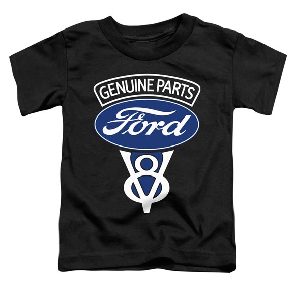 Ford V8 Genuine Parts S/S Toddler T-Shirt Black