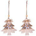 thumbnail image 1 of Colgante navideño de madera, adorno colgante pequeño árbol de navidad Adepaton CPB-CJZ169-1, 1 of 5