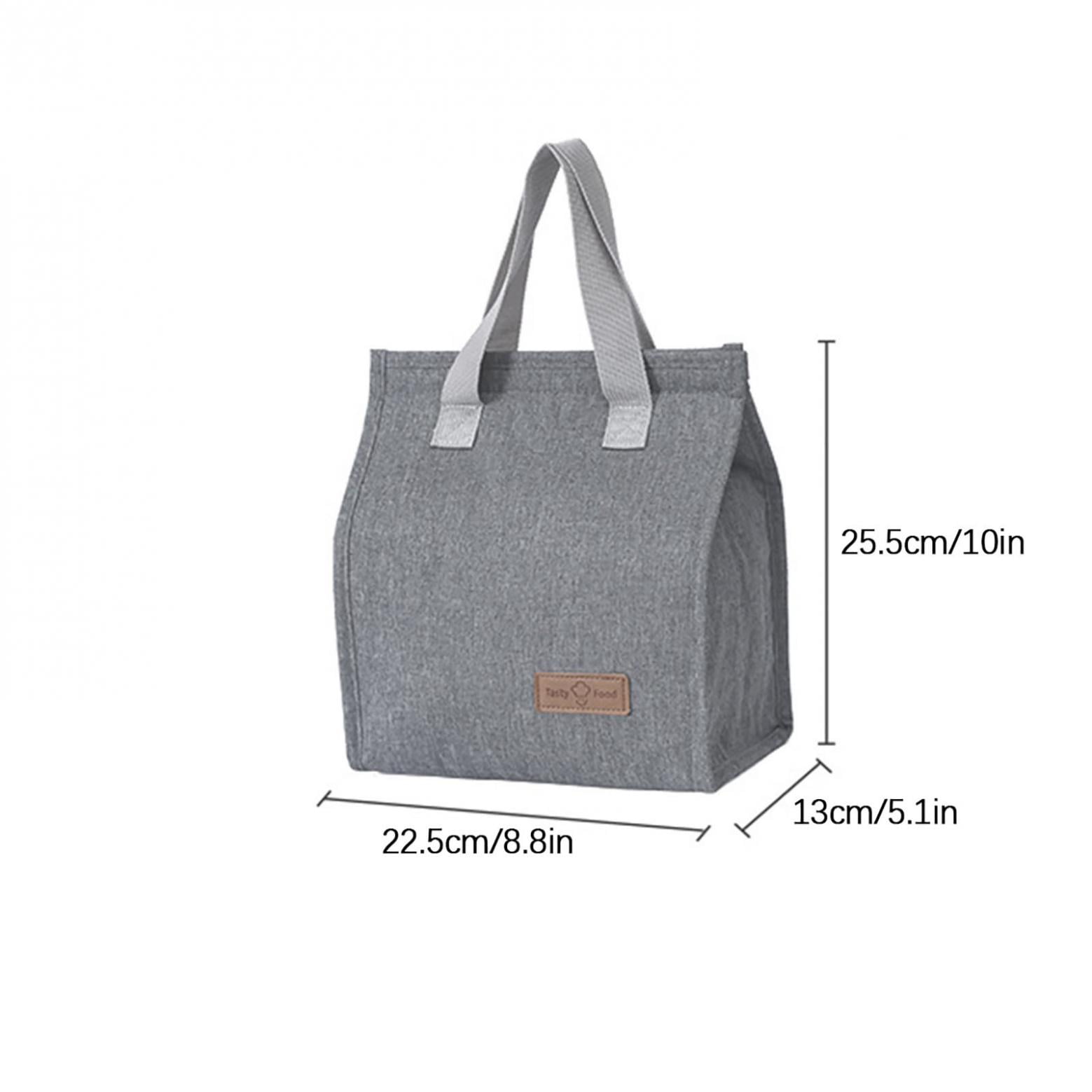 Meuva For Women Kids Men Insulated Canvas Box Tote Bag Thermal