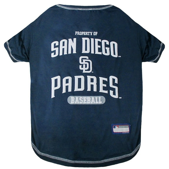 Pets First MLB San Diego Padres Tee Shirt for Dogs & Cats. Officially Licensed - Extra Small