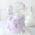 thumbnail image 2 of Cake Toppers 3D Butterfly 10PCS Decorative Cupcake Picks Cake Decoration Sticks, 2 of 6