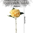 thumbnail image 3 of Real Touch Hydrangea Artificial Flowers, Faux Hydrangea Flowers Latex Fake Flowers for Home Decor Party Floral Arrangements Wedding Bouquets Centerpieces Outdoor Decor, 1 Pcs, 19.7x5.9", 3 of 8