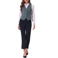 thumbnail image 2 of CHALECO DE VELVET INSPIRE CHIC PARA MUJER, SIN MANGAS, ESTILO RETRO, BLAZER STEAMPUNK, VESTIDO ELEGANTE, TAMAÑO M, GRIS, 2 of 6