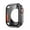 Gray+transparent, variant on [2 Pack]  New 2 in 1 Hard Case with Tempered Glass Compatible with Apple Watch Series 11 (2025) Series 10 46mm, Ultra-Thin Anti-Fall Cover for iWatch Screen Protector, Front & Back