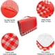 thumbnail image 2 of Waterproof Picnic Blanket, 200x 200 CM Sandproof Waterproof Extra Large Camping Mat for Garden Park Travel (Red), 2 of 5