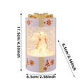 thumbnail image 3 of Christmas Snow Globes Lantern Tabletop Decor, Button Batteries Operated Winter Village Scene Snow Globes, Christmas Decorations, 3 of 8