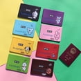 thumbnail image 2 of KPOP BTS BT21 Leather Passport Cover Clip Cartoon PU Protective Case Ticket Holder huangjie unisex, 2 of 2