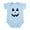 Sky Blue, variant on CafePress - Pumpkin Face Body Suit - Baby Light Bodysuit, Size Newborn - 24 Months