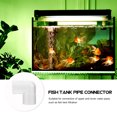 thumbnail image 2 of Weiweiguan 10 Pcs Fish Tank Elbow Hose Connector Plastic Fish Tank Water Pipe Connector, 2 of 7