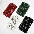 thumbnail image 6 of 4 Packs Polka Dot Headbands for Women Wide Stylish Head Wraps Thick Hairbands Large African Sport Yoga Turban Headband Hair Accessories, 6 of 11