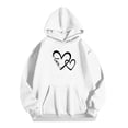 thumbnail image 3 of XXWXYD Youth Hoodie Sweatshirt Boys Girls Fleece Pullover Top Fashion Kids Teen Casual Winter Warm Cozy Loungewear Streetwear Everyday Outerwear, 3 of 7
