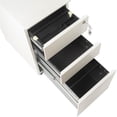 thumbnail image 4 of Armoire de Rangement à 3 Tiroirs en Blanc, 4 of 5