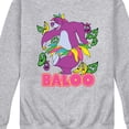 thumbnail image 3 of Disney - The Jungle Book - Baloo Stickers - Men's Crew Fleece Sweatshirt, 3 of 5