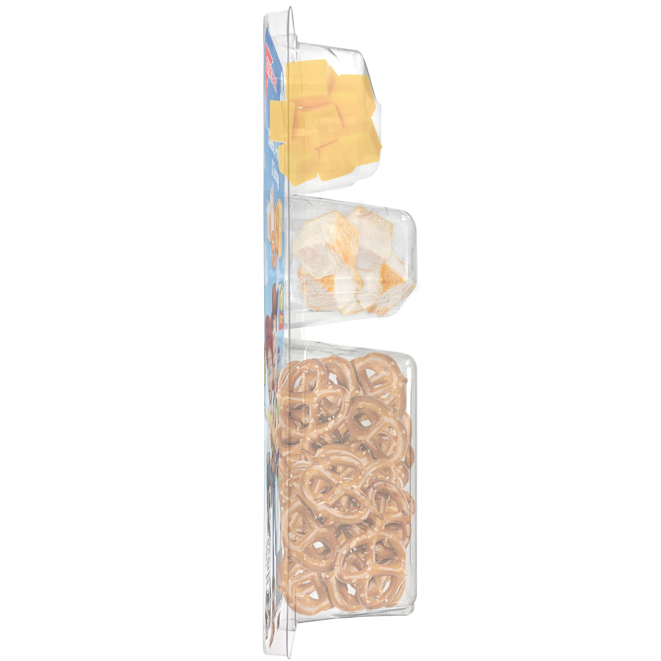 Crunch Pak Featuring Toy Story with Turkey, Cheddar Cheese, and Pretzels 1.6oz Snack Tray