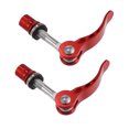 thumbnail image 1 of 2uds 6mm Aluminio Aleación Bicicleta Sillín Tija Rápida Liberación Pasador Perno rojo 8 mm, 1 of 1