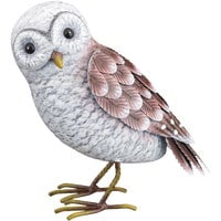 Regal Art & Gift Multicolored Metal 8 in. H Barn Owl Statue