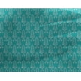 thumbnail image 4 of oneOone Georgette Viscose Fabric Leaves Block Print Fabric By The Yard 42 Inch Wide, 4 of 4
