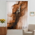 thumbnail image 3 of Blue Marble Sheer Curtains 63 Inches Long, Modern Ombre Abstract Ink Painting Art Light Filering Curtains, Breathable Simi Curtain Privacy Drapes for Living Room Bedroom Lightweight Window Treatment, 3 of 9