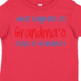 thumbnail image 4 of Inktastic What Happens at Grandma's Boys or Girls Toddler T-Shirt, 4 of 5