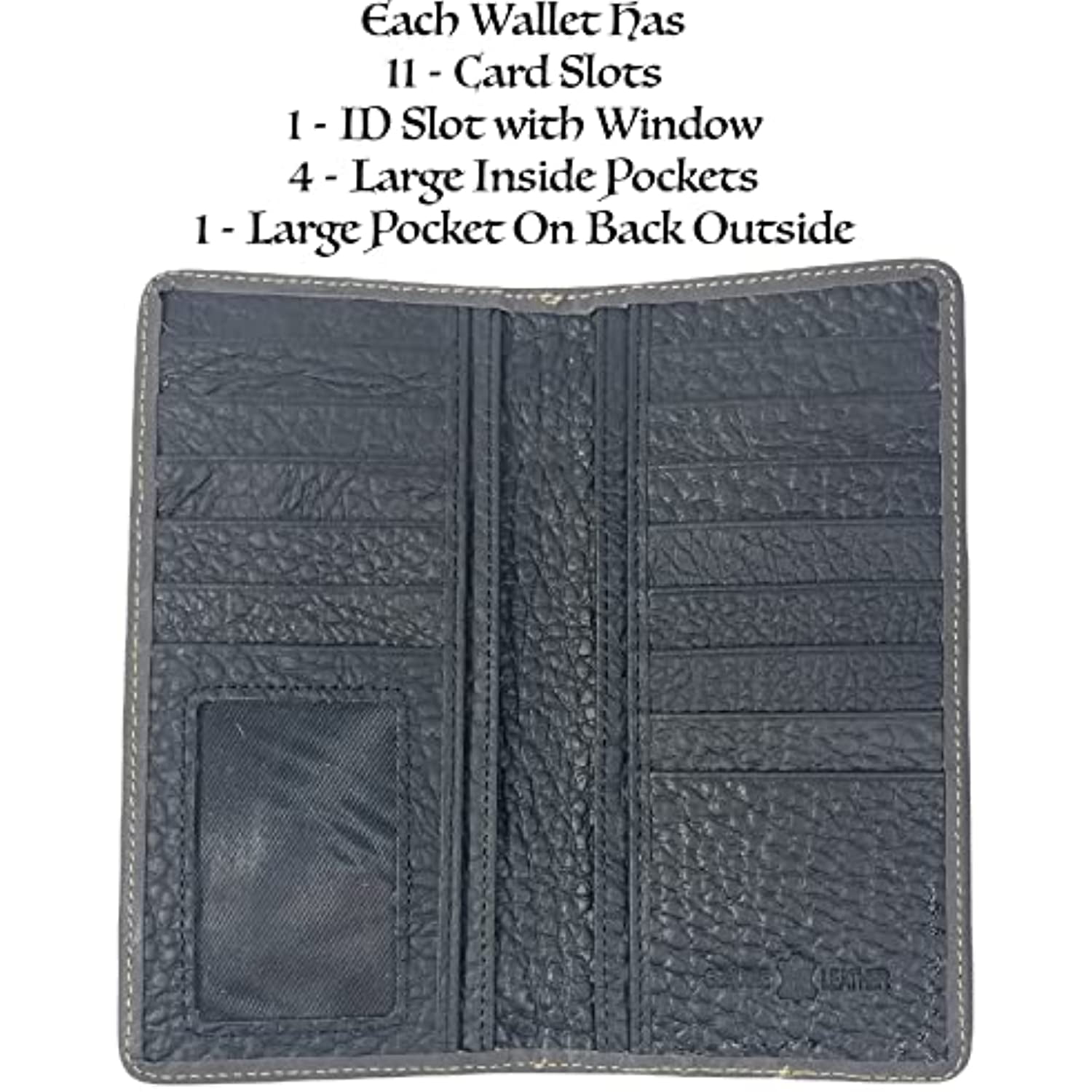 直送のみ Urbalabs Western Cowboy Leather Long Wallets for Men