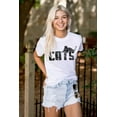 thumbnail image 3 of Cats Kittycat Feline Lovers Cool Cute Plus Size Crewneck Graphic Tee Shirt Brisco Brands 4X, 3 of 5