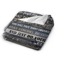 thumbnail image 2 of To My Son Blanket Gifts For Kids Adults - Lightweight Throw Blanket For Bedroom Living Room Decor Soft Fuzzy Fleece Cozy Plush Bed Couch 60"X50", 2 of 7
