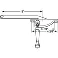 thumbnail image 2 of 9 in., Aluminum Diecast, Casement Operator, Right Hand, Teardrop Type, 2 of 4