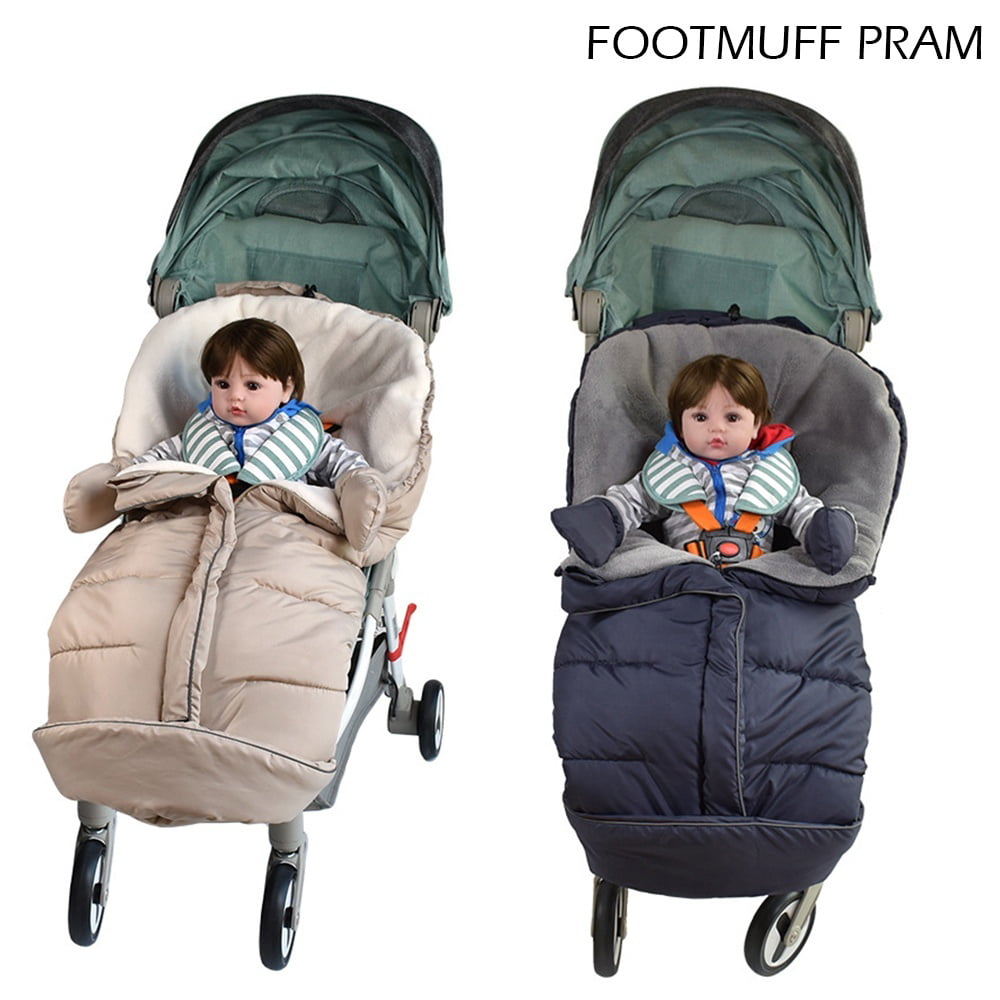 Warm Pram Stroller Accessories Pushchair Foot Muff Liner Stroller Sleeping Bag 