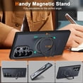 thumbnail image 5 of Dteck Case for Samsung Galaxy S23 Ultra,Magnetic Rubber Case Matte PC Mag-Safe with 360°Rotating Invisible Ring Stand Military Grade Shockproof Back Cover,Black, 5 of 8