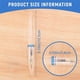thumbnail image 4 of 0.5mm Nib Fountain Pen with Eyedropper Transparent Pens Blue, 4 of 5