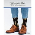 thumbnail image 5 of MeMoi Happy Hour Beer and Peanuts Bamboo Blend Men's Crew Socks - Mens - Male, 10-13, Black, 5 of 10