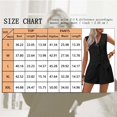 thumbnail image 3 of SHIBEVER Lounge Sets for Women Black Summer Casual Sleeveless 2pcs Sets Womens V Neck Dressy Vest Waistcoat with Pockets and Shorts Outfits Loungewear XL, 3 of 7