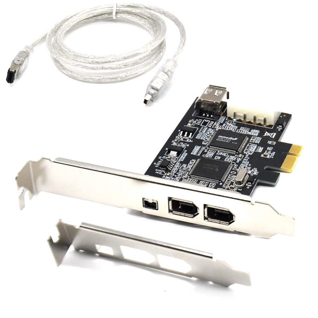 Tarjeta PCIe Firewire Pardarsey para Windows 10, 4 puertos