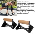 thumbnail image 3 of Barras De Flexión De Madera, Evitan Resbalones Manijas Ergonómicas De Flexión Patas De Acero Para Fitness Para Calistenia, 3 of 7