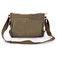 thumbnail image 4 of Gootium Canvas Messenger Bag Vintage Shoulder Bag Cross Body Men's Satchel, Green, 4 of 7