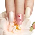 thumbnail image 5 of 8 hojas románticas en forma de corazón pegatinas de uñas de manicura cardíaca decoraciones de calcomanías, 5 of 5